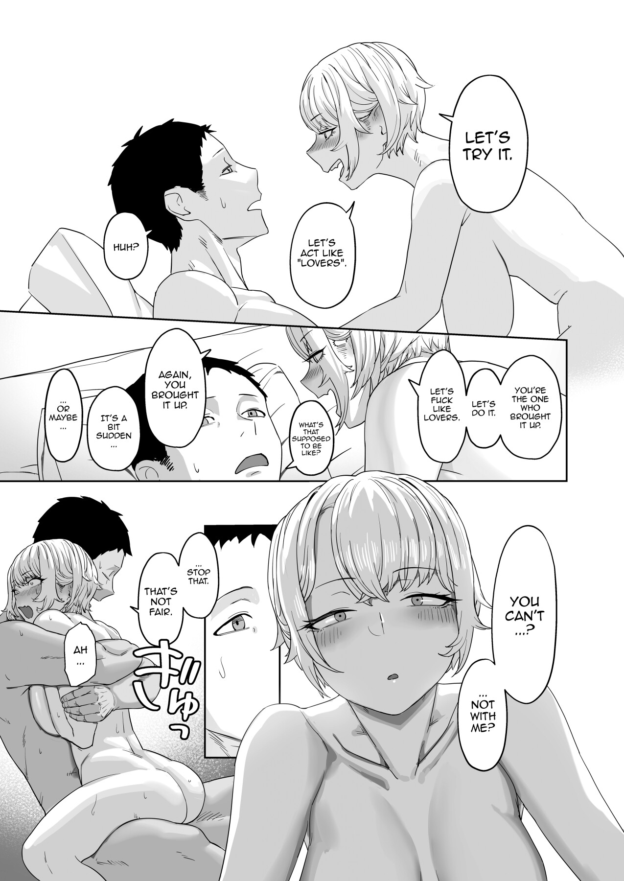 Hentai Manga Comic-Let's Try It Out! The Thing That They Call Lovey-Dovey Sex Between Lovers-Read-24
